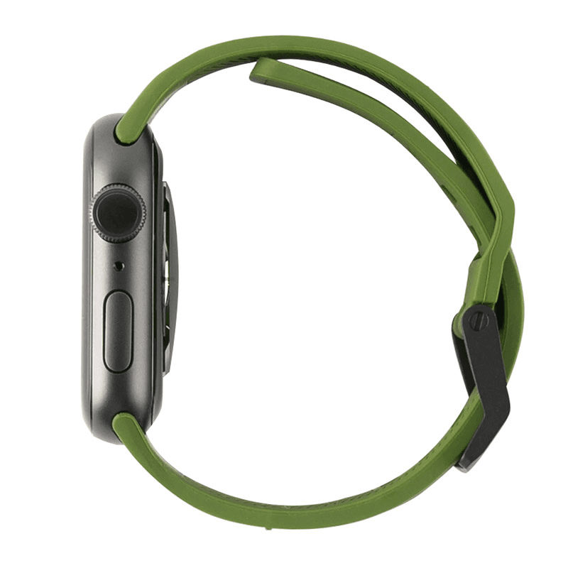 Narukvica za Apple Watch Silicone Strap UAG Scout 42/ 44/ boja green, orange velicina 45mm - Satovski dodaci