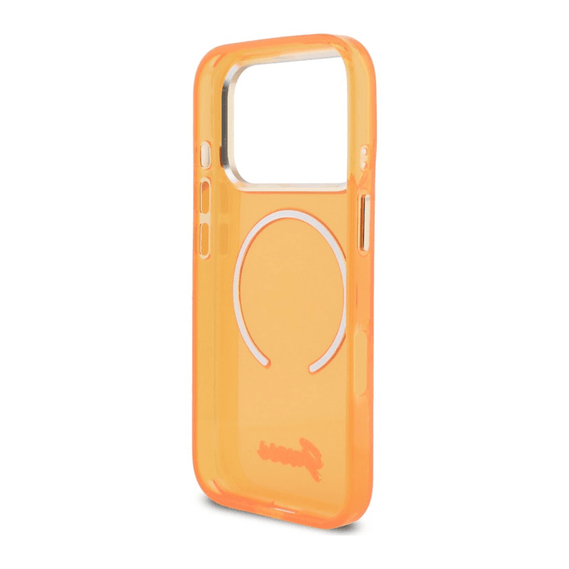 Maska Guess IML Script Metal MagSafe za iPhone 17 Pro boja black, orange, blue - Maske za telefone