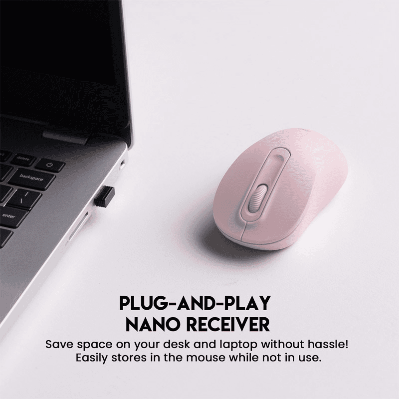 Mis Wireless Gaming Fantech W608 GO boja pink, black, blue - Periferija