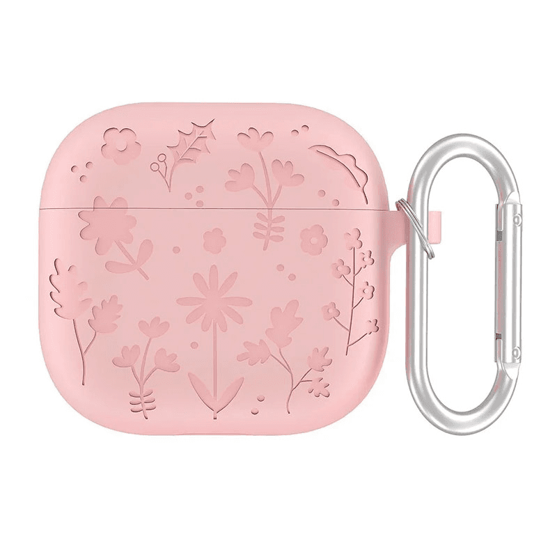 Protective case Flower for Airpods 4 purple - Maske za telefone