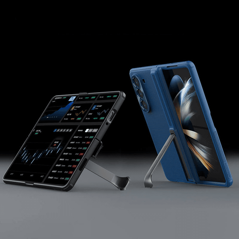 Чехол Nillkin Super Frosted Shield Fold для Samsung Galaxy Z Fold 5 5G/ F946B синий - Maske za telefone