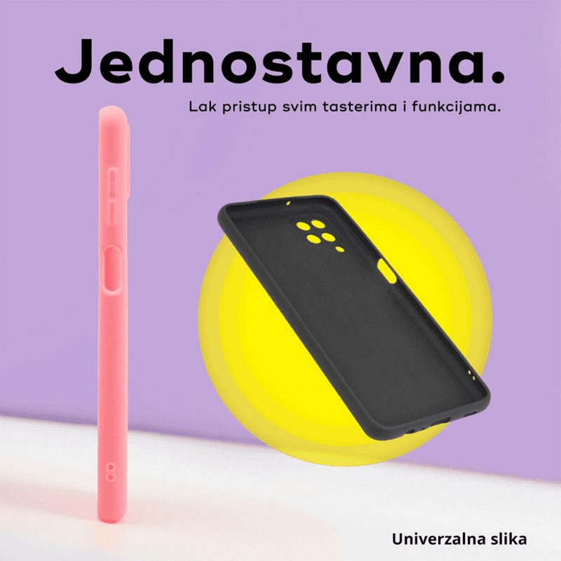 Maska Gentle Color za Xiaomi Note 12 4G (EU) boja black, mint, pink - Maske za telefone