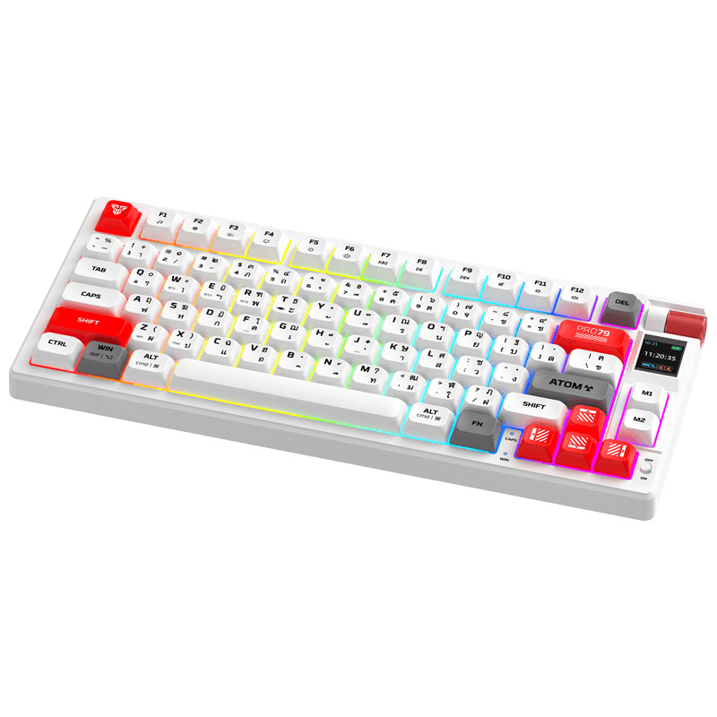 Tastatura Mehanicka Gaming Fantech MK917 RGB Atom PRO79 Wireless ( switch) boja black, blue, red, white - Periferija