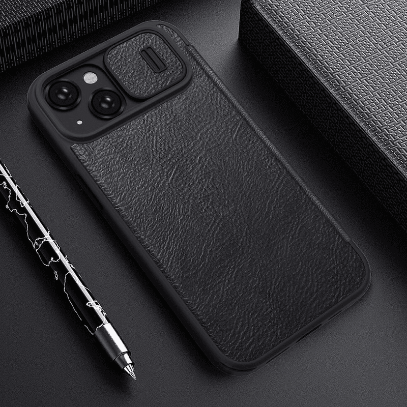 Чехол-книжка Nillkin Qin Pro для iPhone 14 Plus чёрный - Maske za telefone
