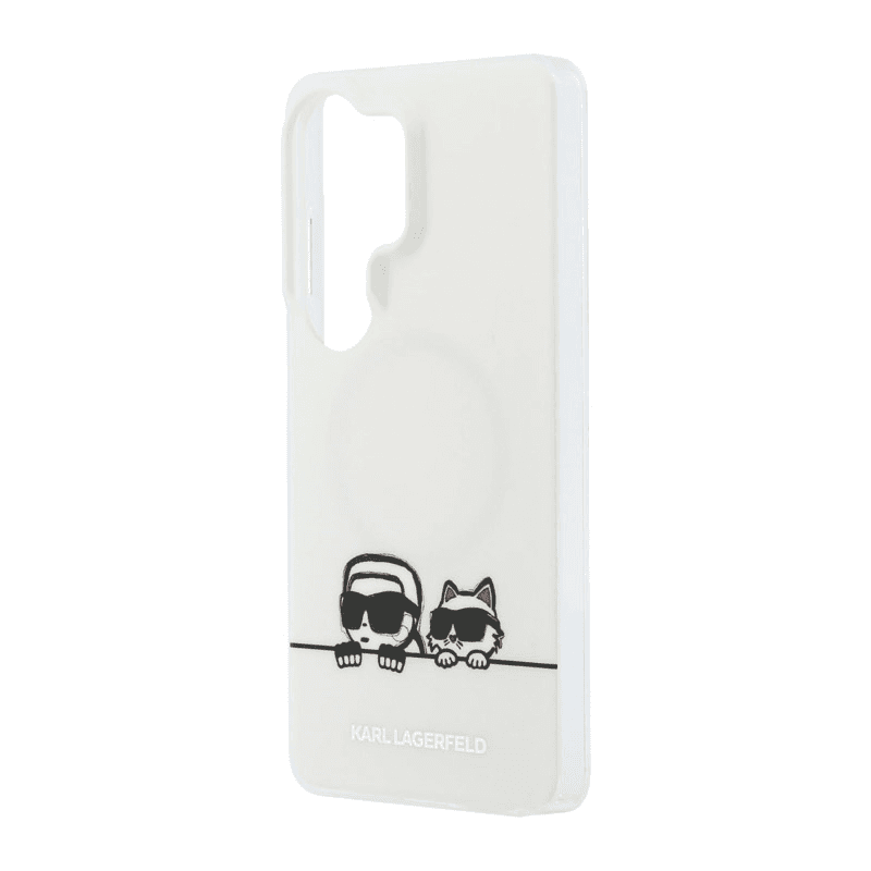 Maska Karl Lagerfeld IML Peekaboo Karl&Choupette MagSafe za Samsung S26 Ultra/ S948B boja black, white - Maske za telefone