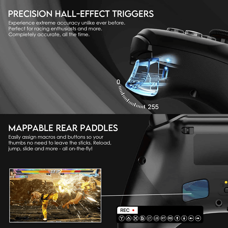 Joypad wireless Fantech WGP15 EOS PRO ORION multiplatform RGB crni - Gejmpad za PS5