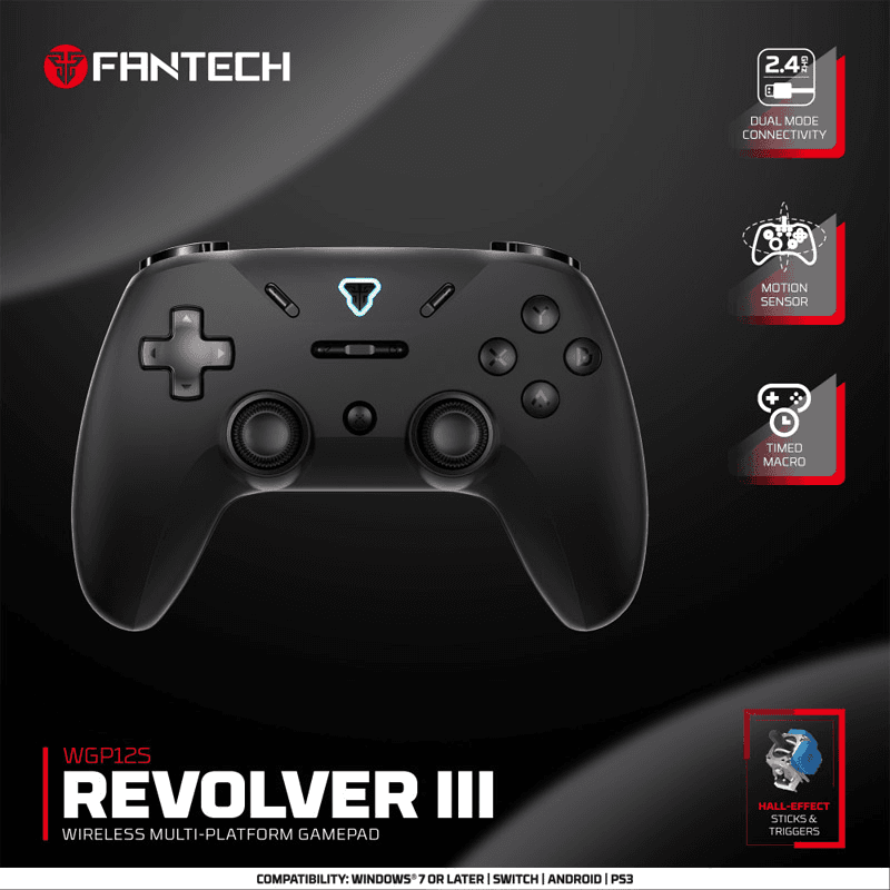 Joypad wireless Fantech WGP12S Revolver III boja white, black, gray - Gejmpad za PS5