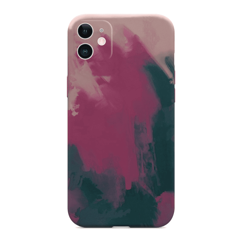 Чехол Water Paste для iPhone 12 фиолетовый - Maske za telefone