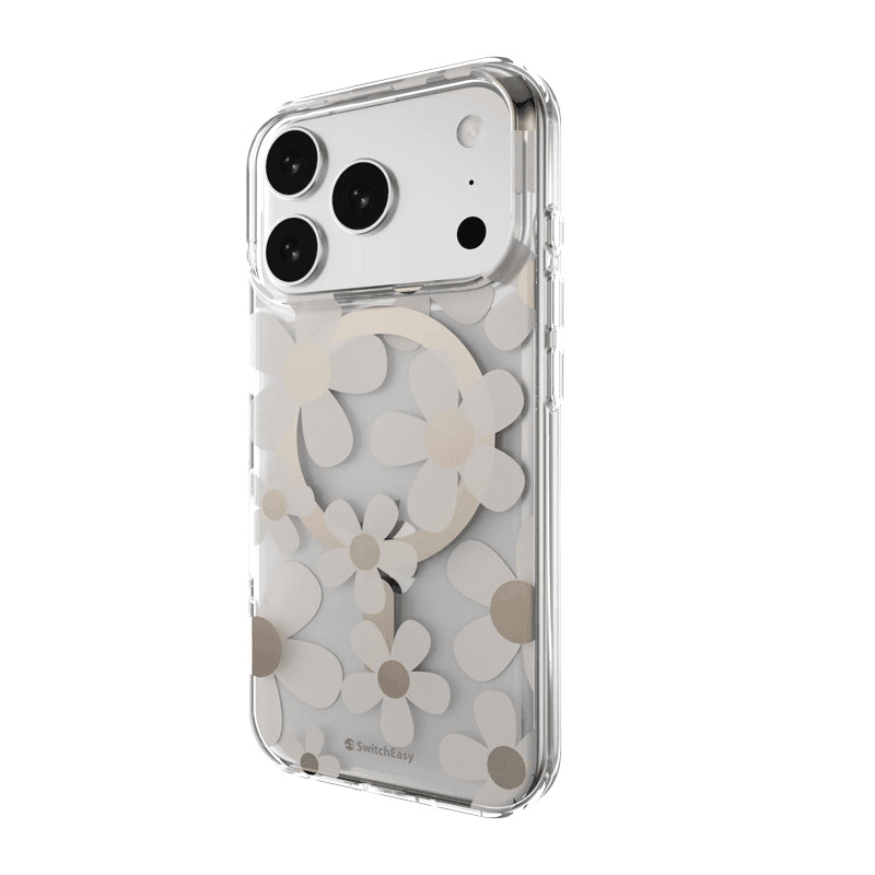 Чехол Mag Case SwitchEasy Fleur для iPhone 17 Pro Max белый - Maske za telefone