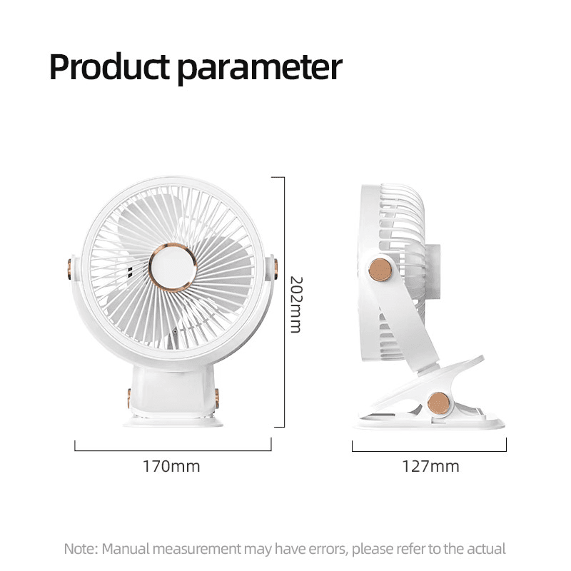 Mini led ventilator sa zakackom kapacitet 2000mAh boja white, blue, rose - Razno