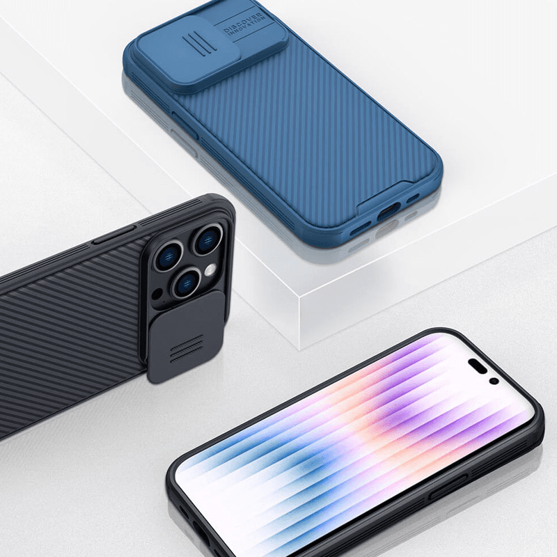 Nillkin case CamShield Pro Magnetic for iPhone 15 Pro blue - Maske za telefone