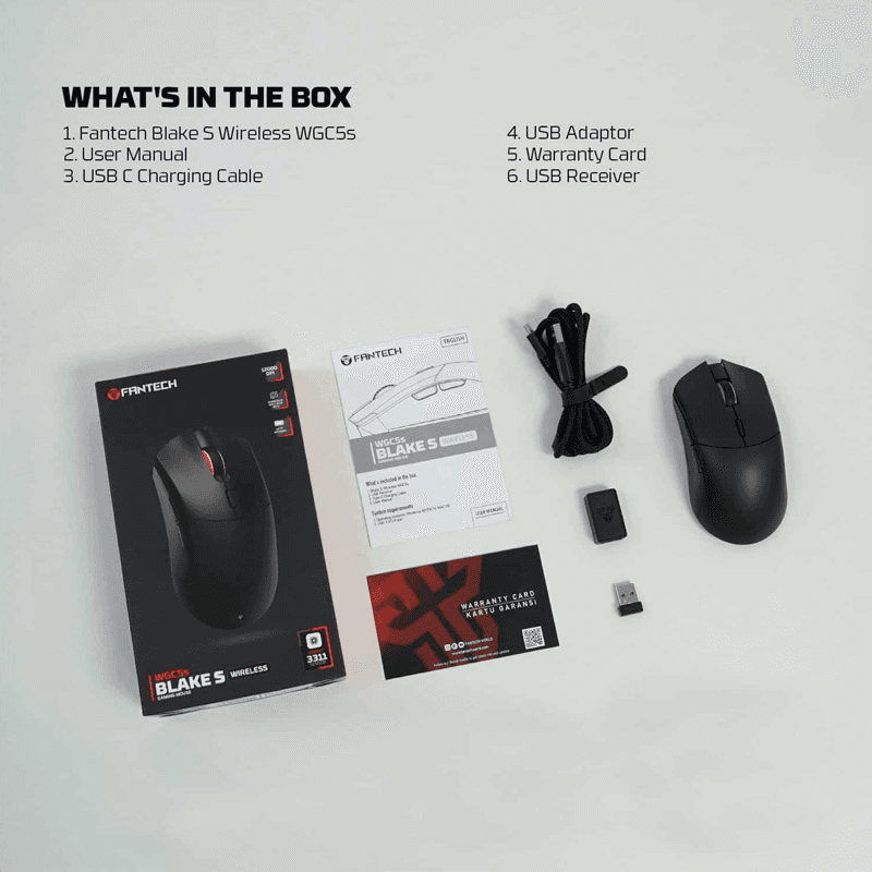 Мышь Wireless Gaming Fantech WGC5S blake белый - Periferija