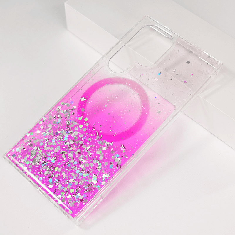 Чехол Mag Case Sparkly для Samsung S23 Ultra/ S918B Tip2 - Maske za telefone