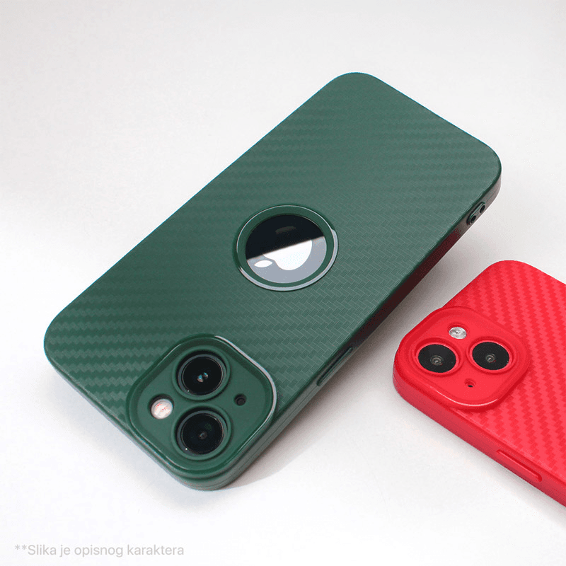 Maska Carbon Prop za Xiaomi Redmi Note 14S boja black, green - Maske za telefone