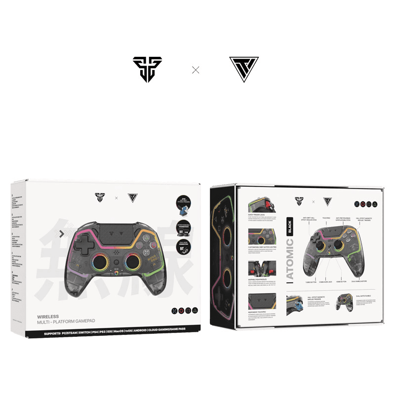 Wireless gamepad Fantech WGP14V2 NOVA PRO multiplatform RGB black - Gejmpad za PS5