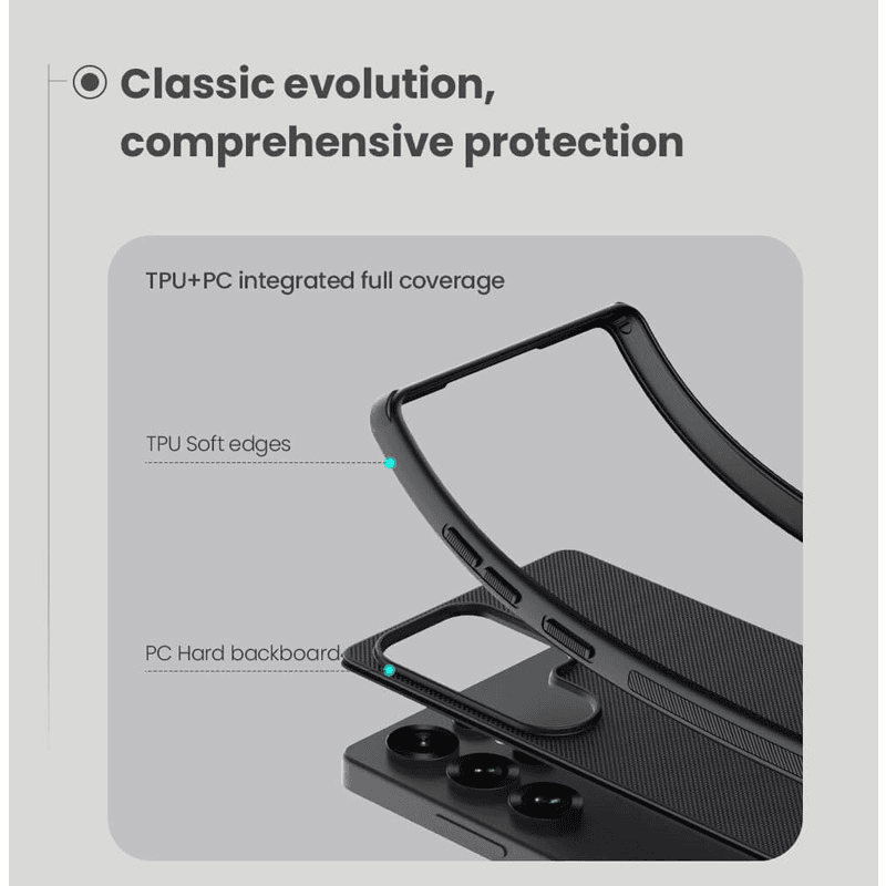 Maska Nillkin Super Frosted Shield Pro za Samsung S25 Ultra/ S938B boja black, blue - Maske za telefone