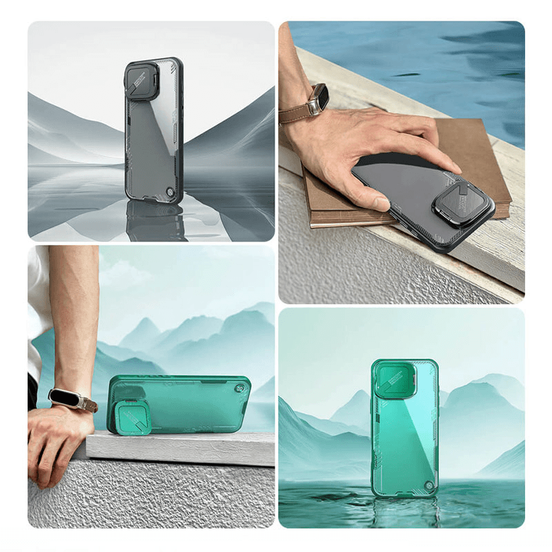 Nillkin case Iceblade Prop for iPhone 16 Pro black - Maske za telefone