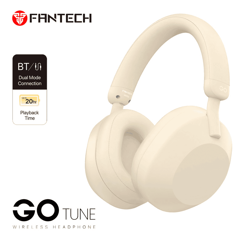 Bluetooth наушники Fantech GO Tune WH06 бежевый - Gaming slušalice