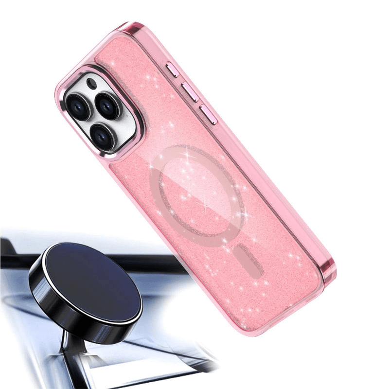Maska Mag Case Glitter za iPhone 17 Pro Max boja white, purple, pink, blue - Maske za telefone