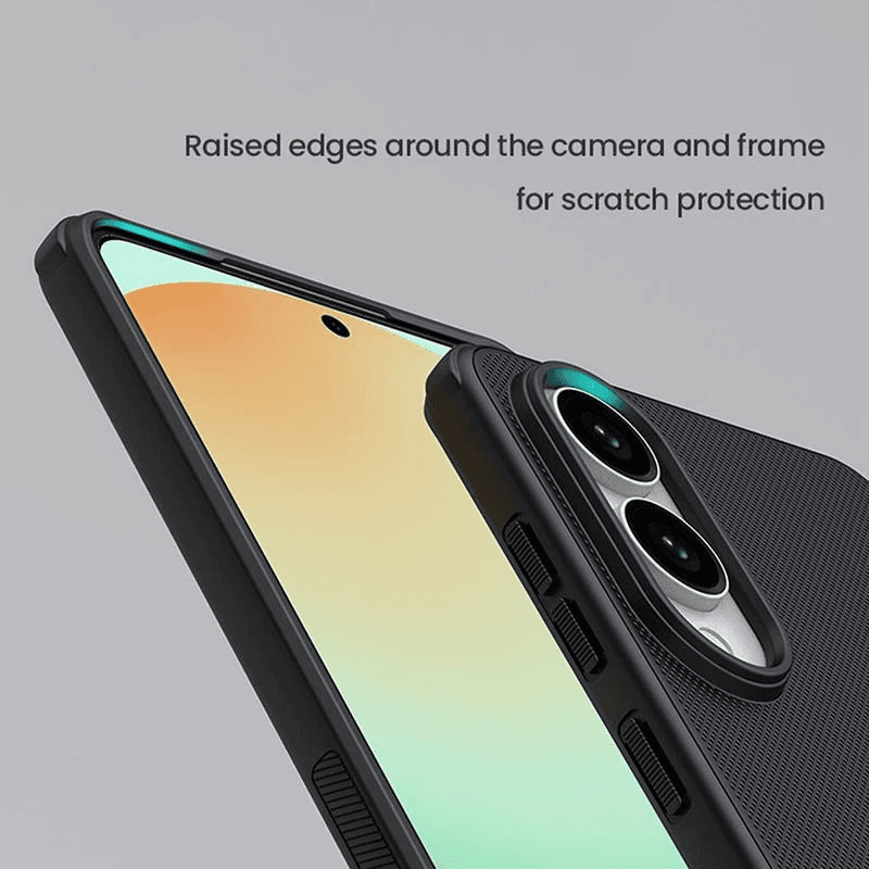 Maska Nillkin Super Frosted Shield Pro za Samsung S25 Edge boja black, blue - Maske za telefone