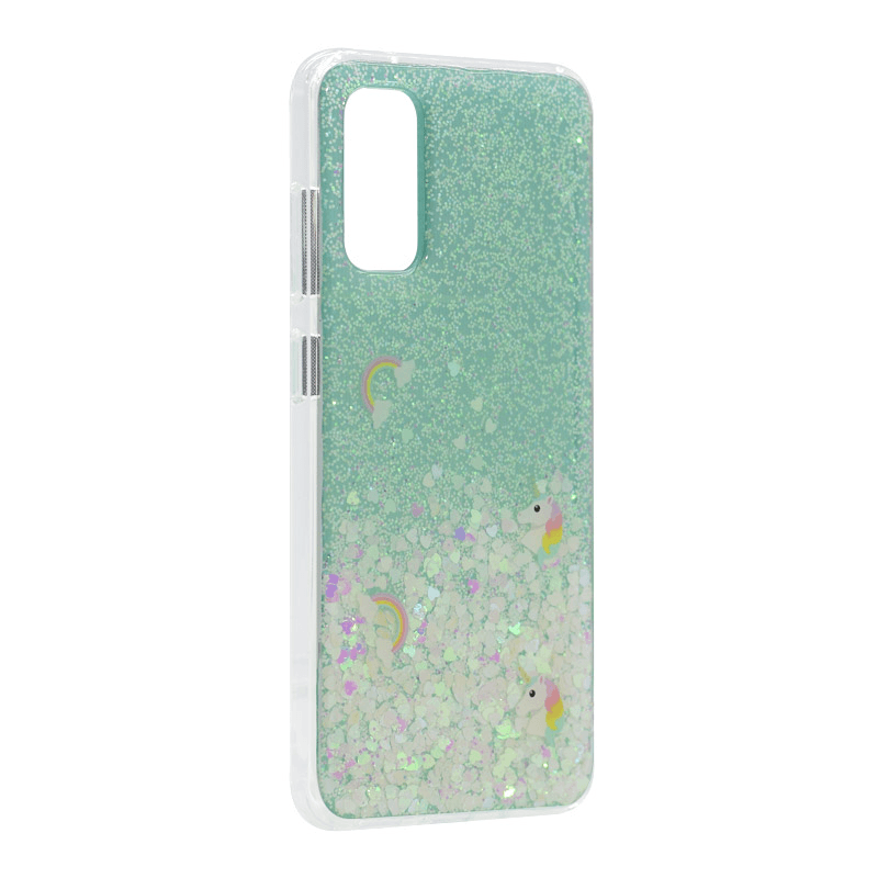 Чехол Platina Unicorn для Samsung S20 Plus/ F985F тёмно-розовый - Maske za telefone