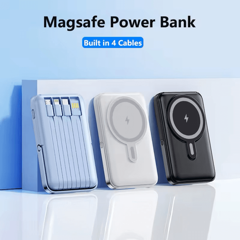 Power bank Mag Charger PD 66W 5000 mAh black - Razno