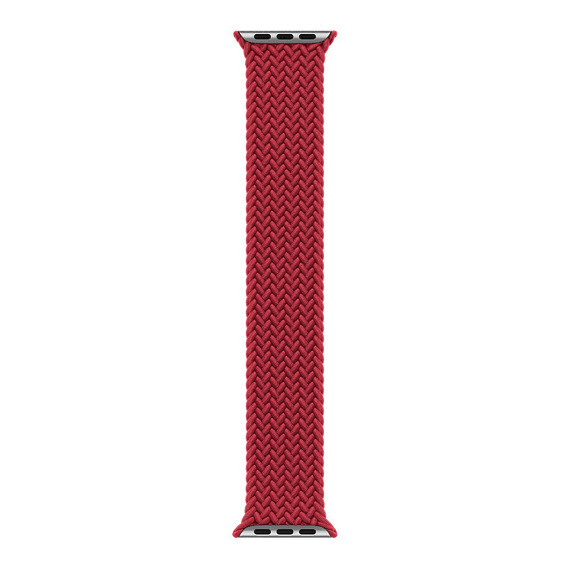 Watch band for Apple Watch Braided Solo Loop black M 38/ 40/ 41 mm - Satovski dodaci