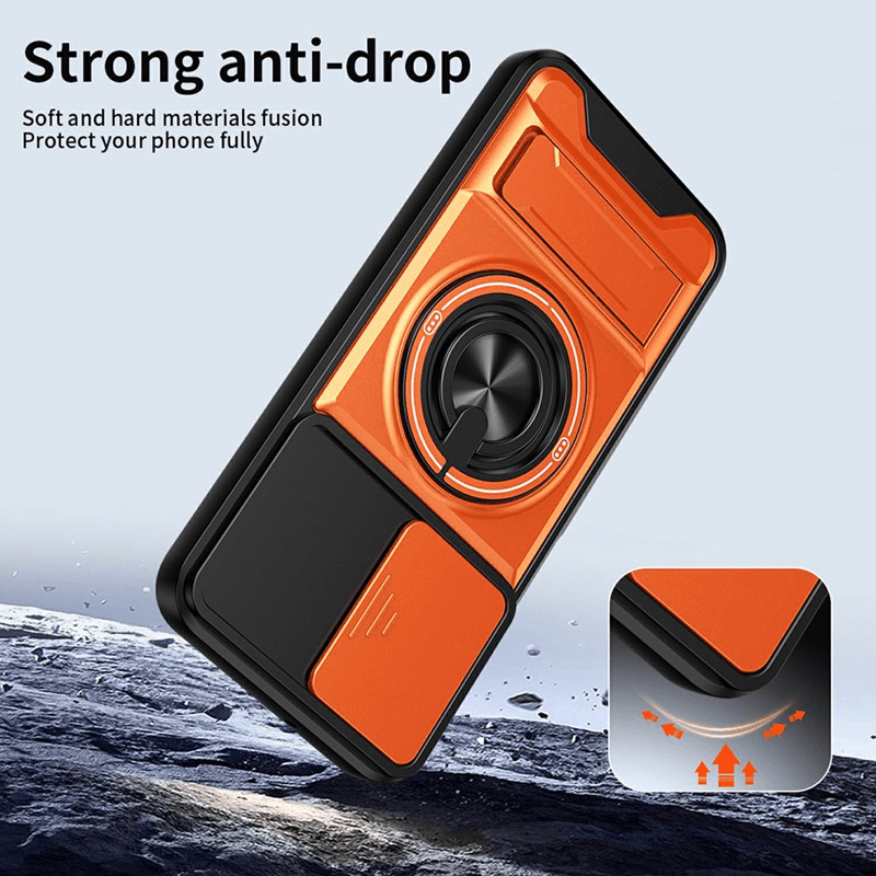 Чехол SpinStand Armor для Honor Magic 8 Lite/ X9d чёрный - Maske za telefone