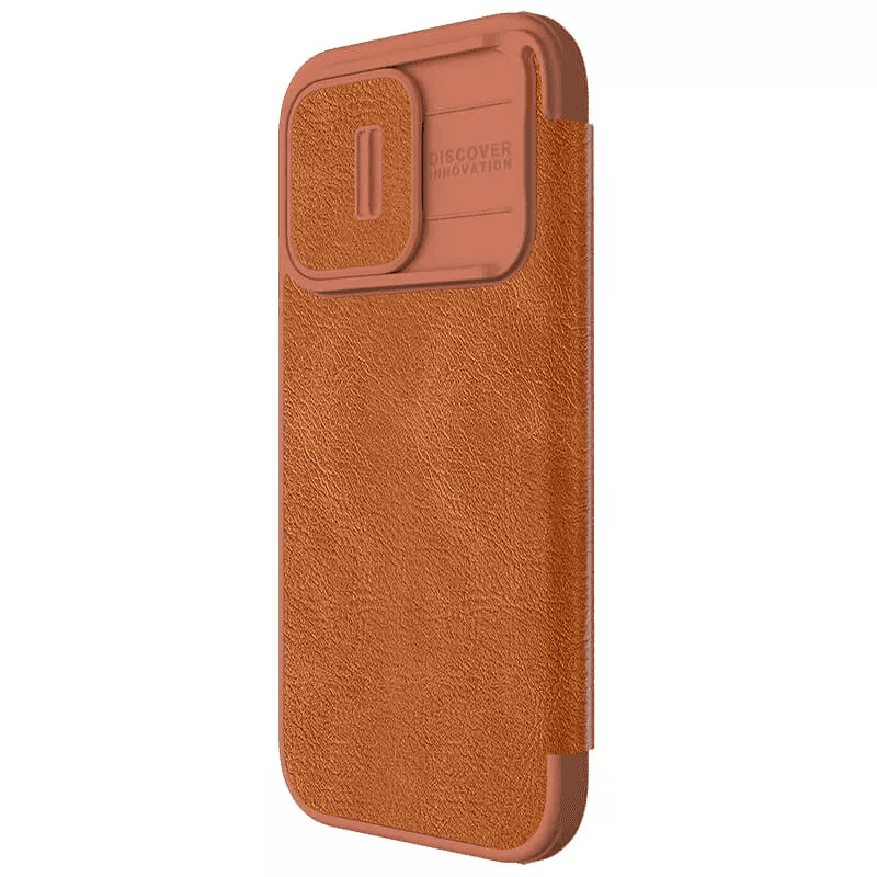 Чехол-книжка Nillkin Qin Pro для iPhone 15 Pro Max чёрный - Maske za telefone