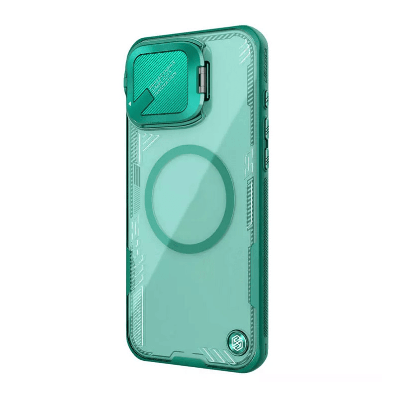 Maska Nillkin Iceblade Prop Magnetic za iPhone 16 Pro boja black, green - Maske za telefone