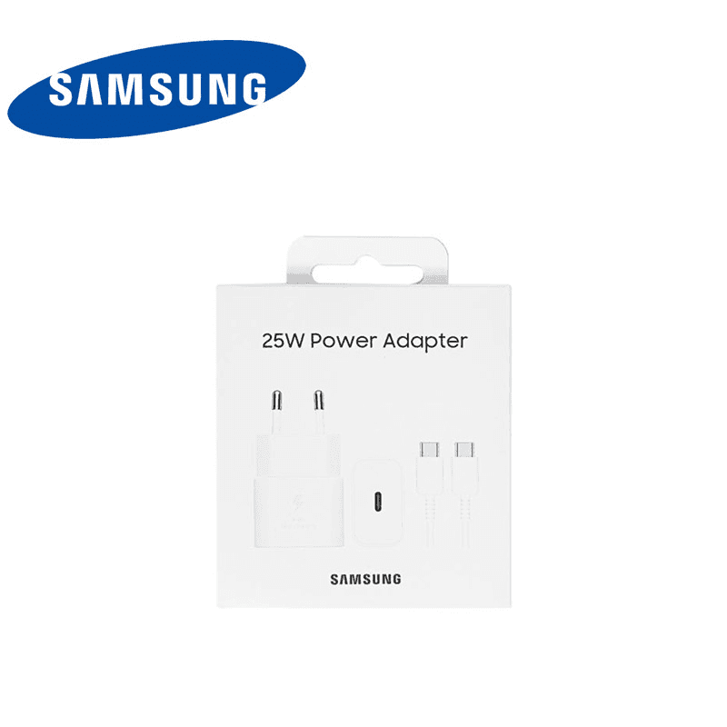 Wall charger Samsung 25W Type-C + Type-C cable (EP-T2510) black - Punjači i kablovi