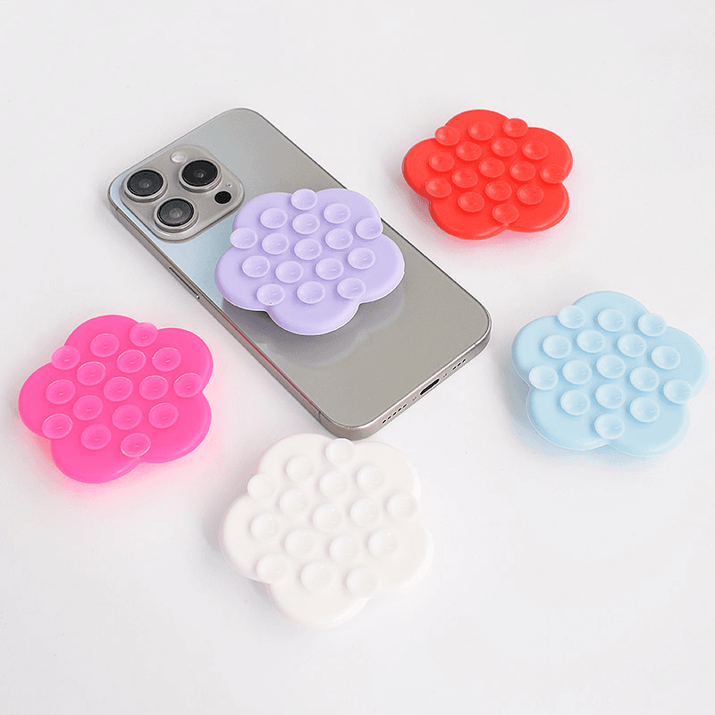 Popsocket Octobuddy Flower boja red, white, pink, light_blue, yellow, black, purple, svetlo zeleni - Razno