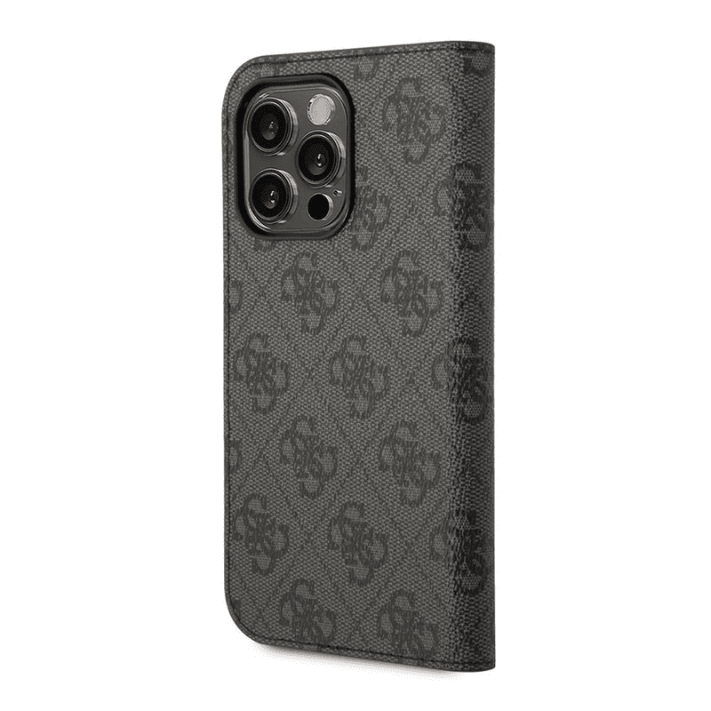Maska na preklop Guess PC/ TPU 4G Metal Camera Outline Book za iPhone 14 Pro . boja black, pink - Maske za telefone