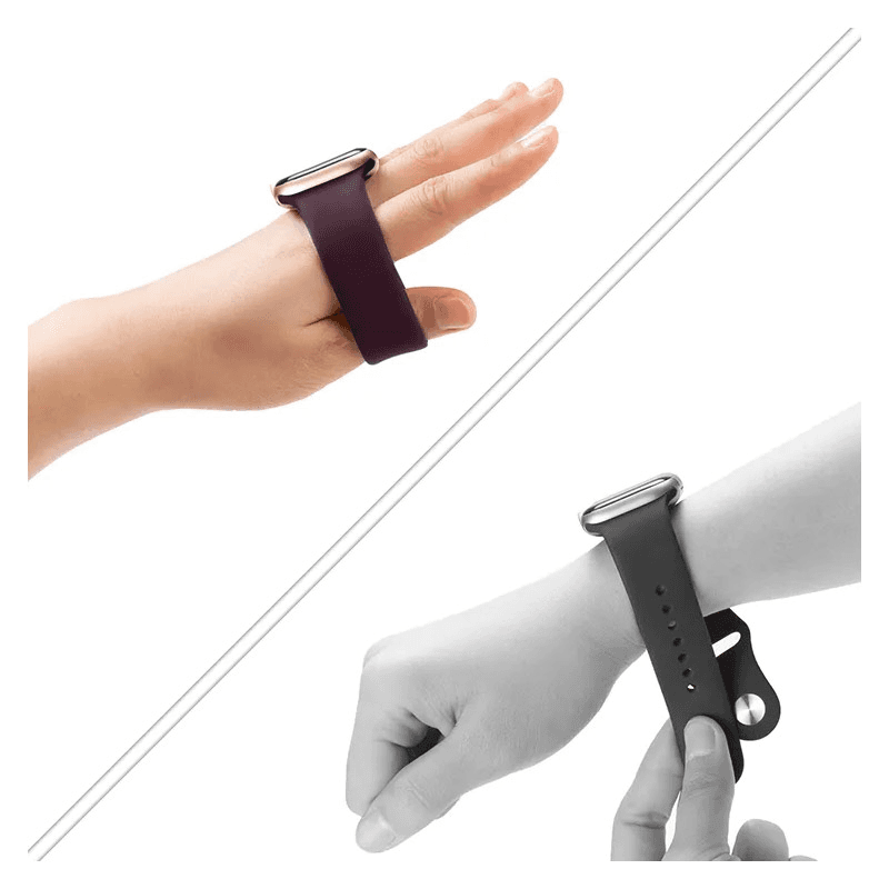 Ремешок для Apple Watch Solo Loop black M 42/ 44/ 45/ 49 mm - Аксессуары для часов