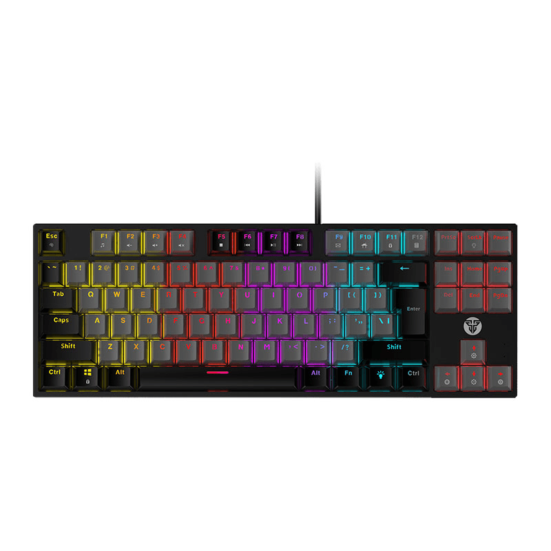 Tastatura mehanicka Gaming Fantech MK876 RGB Atom TKL ( switch) boja black, red, blue, gray - Periferija