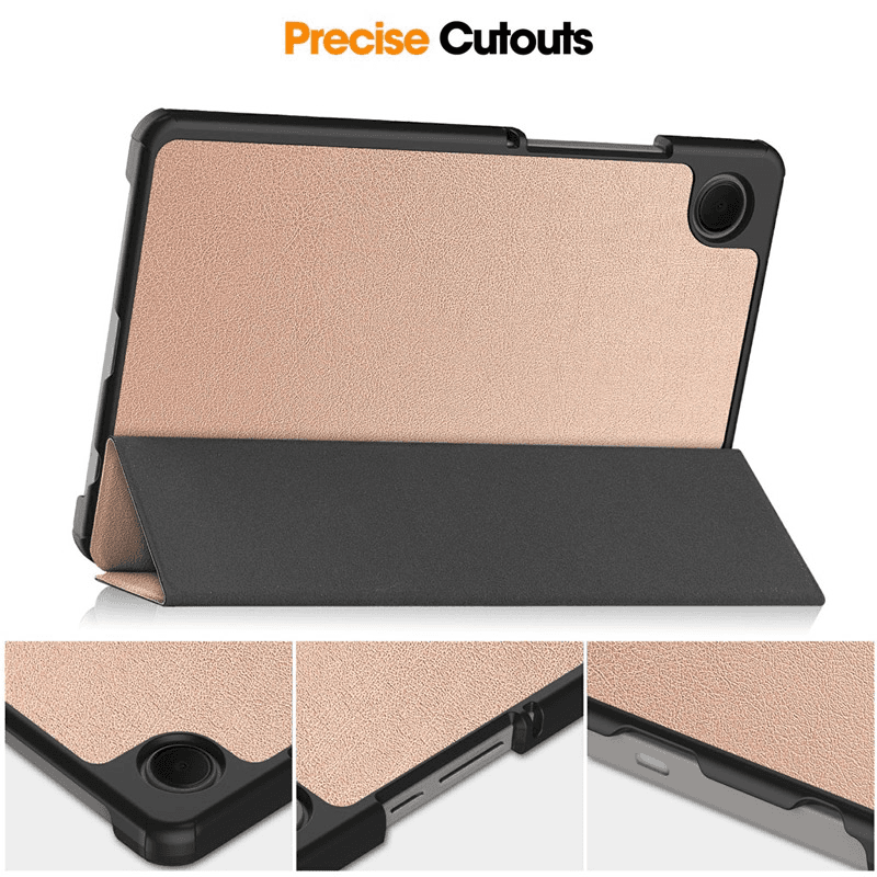 Maska na preklop Tablet Stripes za Samsung Tab A11/ X133 boja black, pink - Tableti