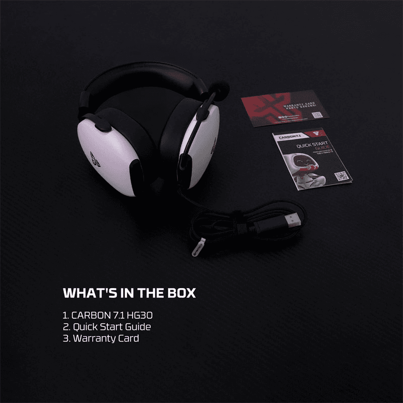 Наушники Gaming Fantech HG30 Carbon 7.1 чёрные - Gaming slušalice