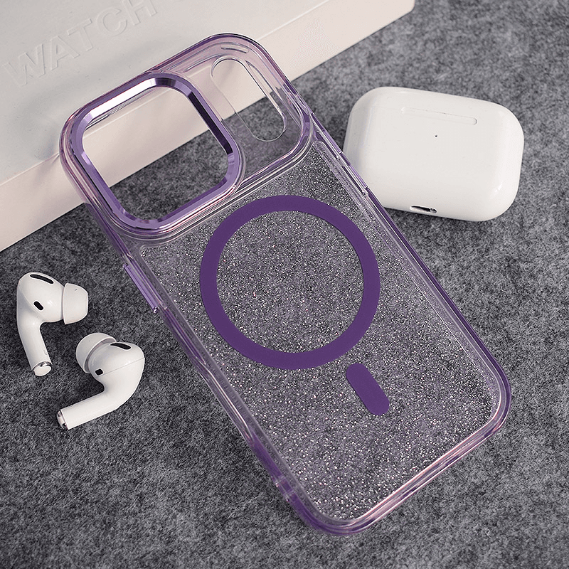 Maska Mag Case Glitter za iPhone 17 Pro boja purple, pink, blue - Maske za telefone