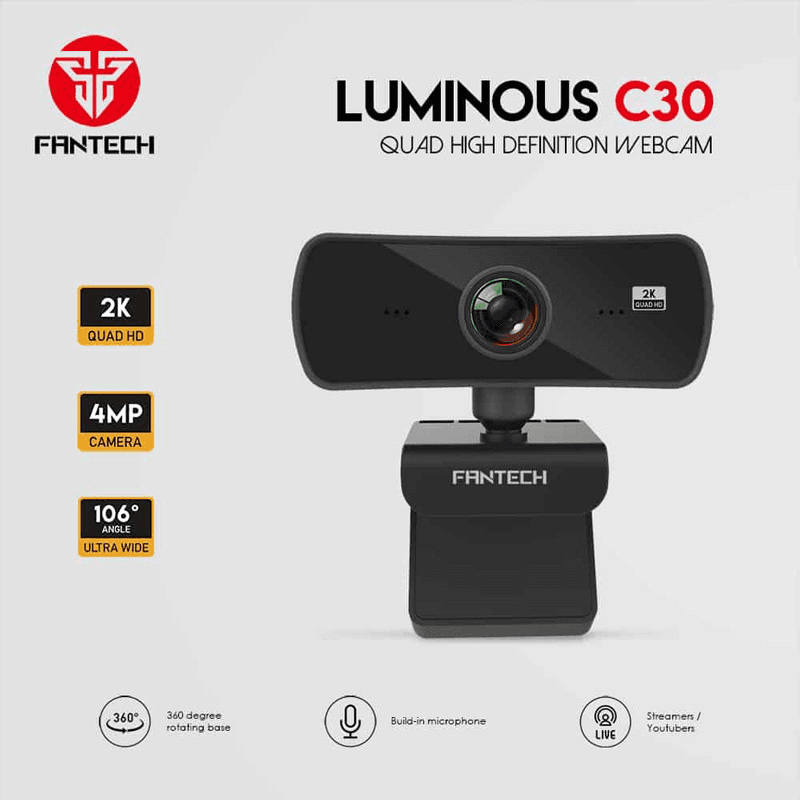 Web kamera Fantech C30 Luminous crna - Web kamere