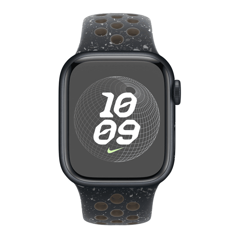 Watch band for Apple Watch Sport Silicone Strap black grey M/ L 42/ 44/ 45 mm - Satovski dodaci