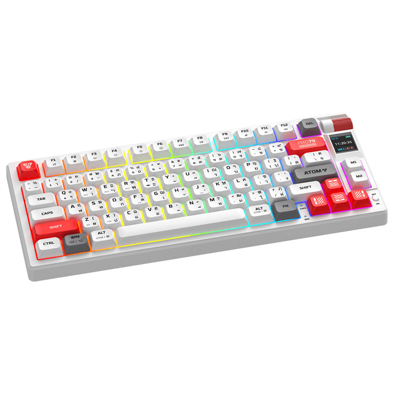 Tastatura Mehanicka Gaming Fantech MK917 RGB Atom PRO79 Wireless ( switch) boja black, blue, red, white - Periferija