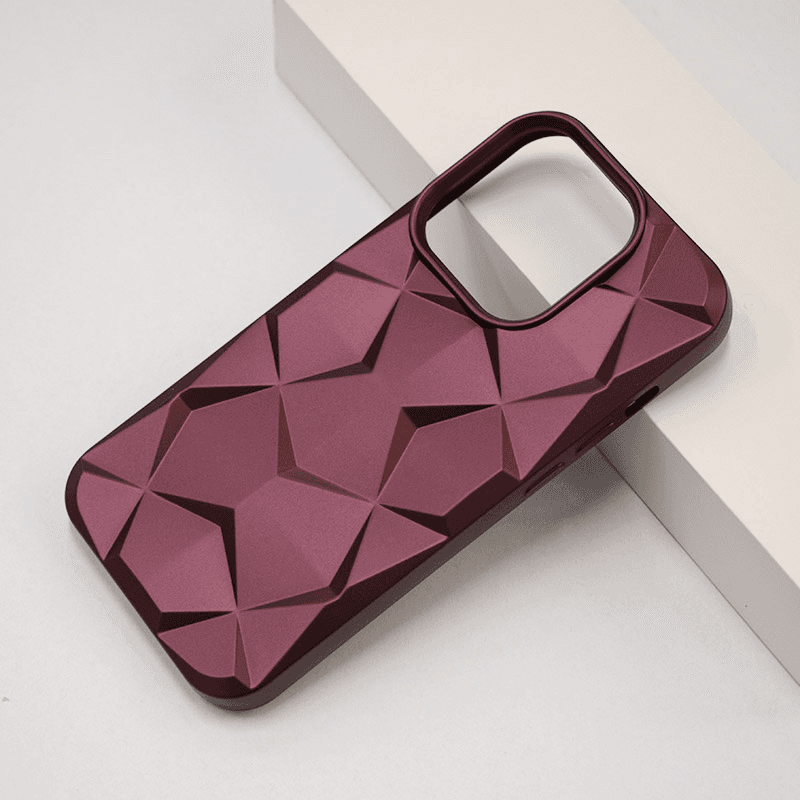 Maska Hive za iPhone 13 Pro . boja burgundy, mint - Maske za telefone