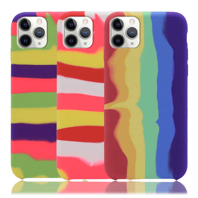 Чехол Rainbow Lines для iPhone X/ XS Tip4 - Maske za telefone
