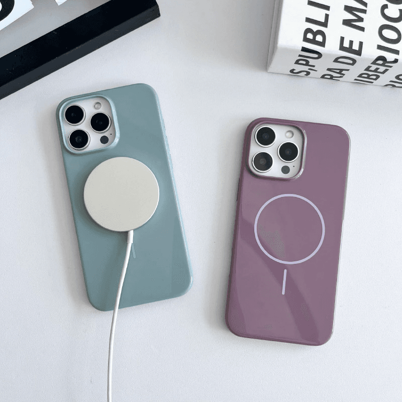 Maska Mag Case Nanobeats za iPhone 15 Pro boja black, purple, blue - Maske za telefone