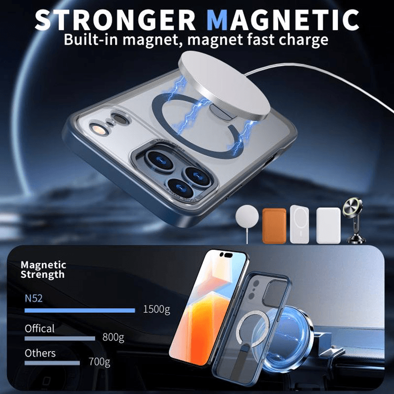 Maska Mag Case Flex za iPhone 17 Pro Max boja black, white, blue - Maske za telefone