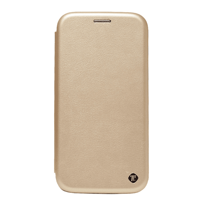 Maska na preklop Teracell Flip Premium za Vivo Y16 boja pink, gold - Maske za telefone