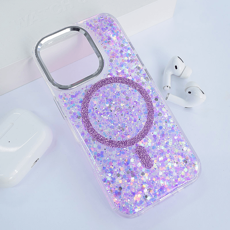 Maska Mag Case Glue za iPhone 16 Pro Max boja pink, blue, black, purple, svetlo roze - Maske za telefone