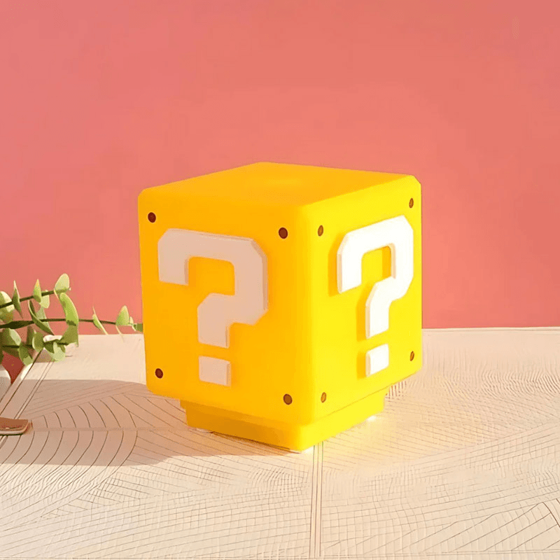 Lampa Super Mario Question Block - Stona lampa
