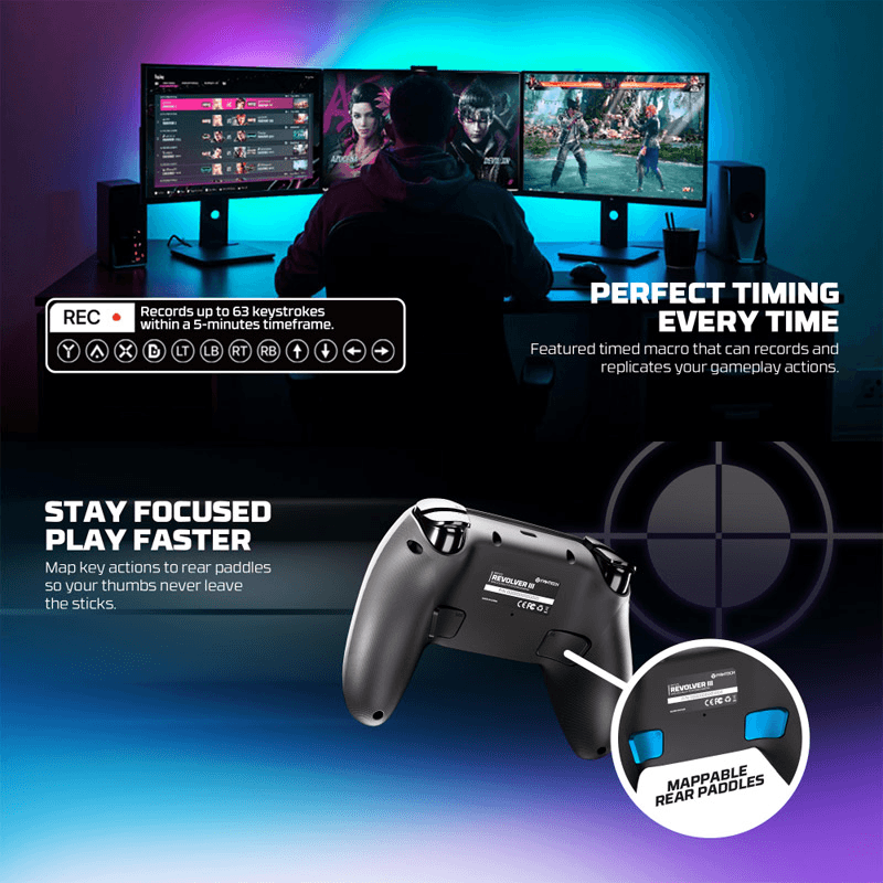 Joypad wireless Fantech WGP12S Revolver III boja white, black, gray - Gejmpad za PS5