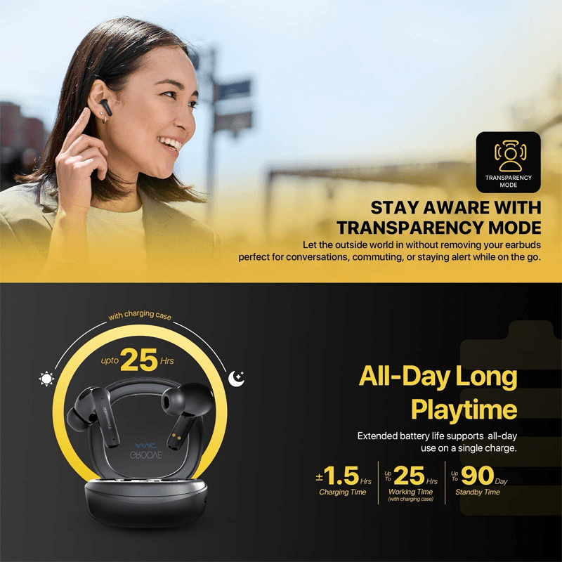 Bluetooth slusalice Fantech FT20 Groove ANC crne - Gaming slušalice